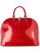 Louis Vuitton Vintage Louis Vuitton Vernis Alma Gm Hand Bag - Red