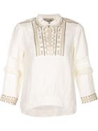 Sea Embroidered Tunic Top