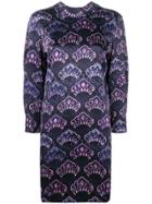 L'autre Chose Floral Print Longsleeved Dress - Blue