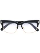 Stella Mccartney - Rectangular Optical Glasses - Women - Acetate/metal (other) - 52, Black, Acetate/metal (other)