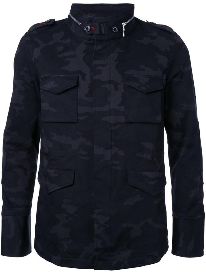 Loveless Camouflage Print Jacket, Men's, Size: 1, Black, Cotton