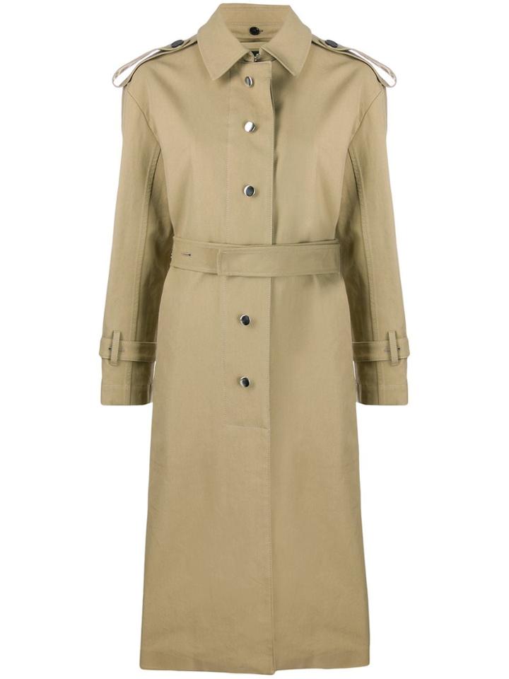 Proenza Schouler Belted Trench Coat - Neutrals