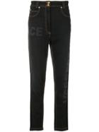 Versace High-waisted Jeans - Black