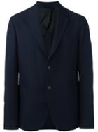 Raf Simons 'slim Fit Deconstructed' Blazer, Men's, Size: 48, Blue, Wool