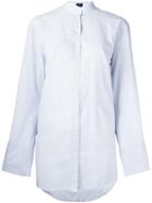 Joseph Mandarin Collar Shirt, Women's, Size: 38, White, Cotton