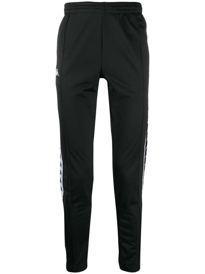 Kappa Press Stud Track Pants - Black