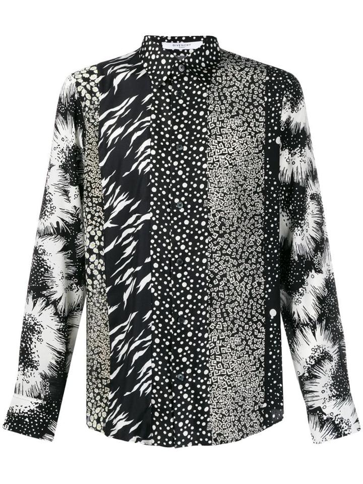 Givenchy Multi Pattern Shirt - Black