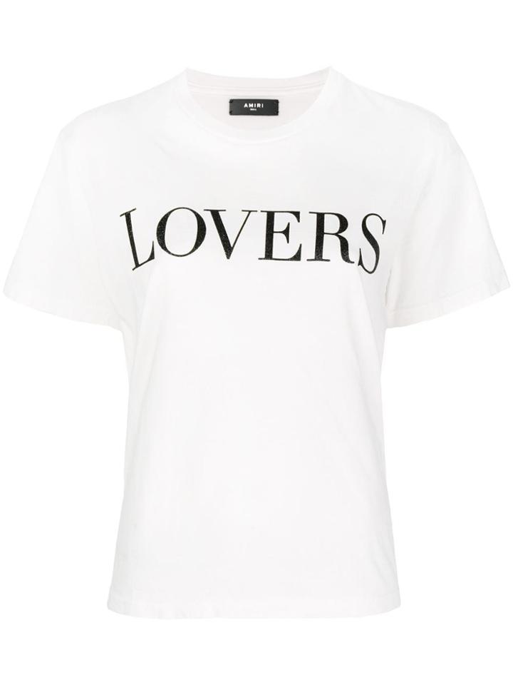 Amiri Lovers T-shirt - White