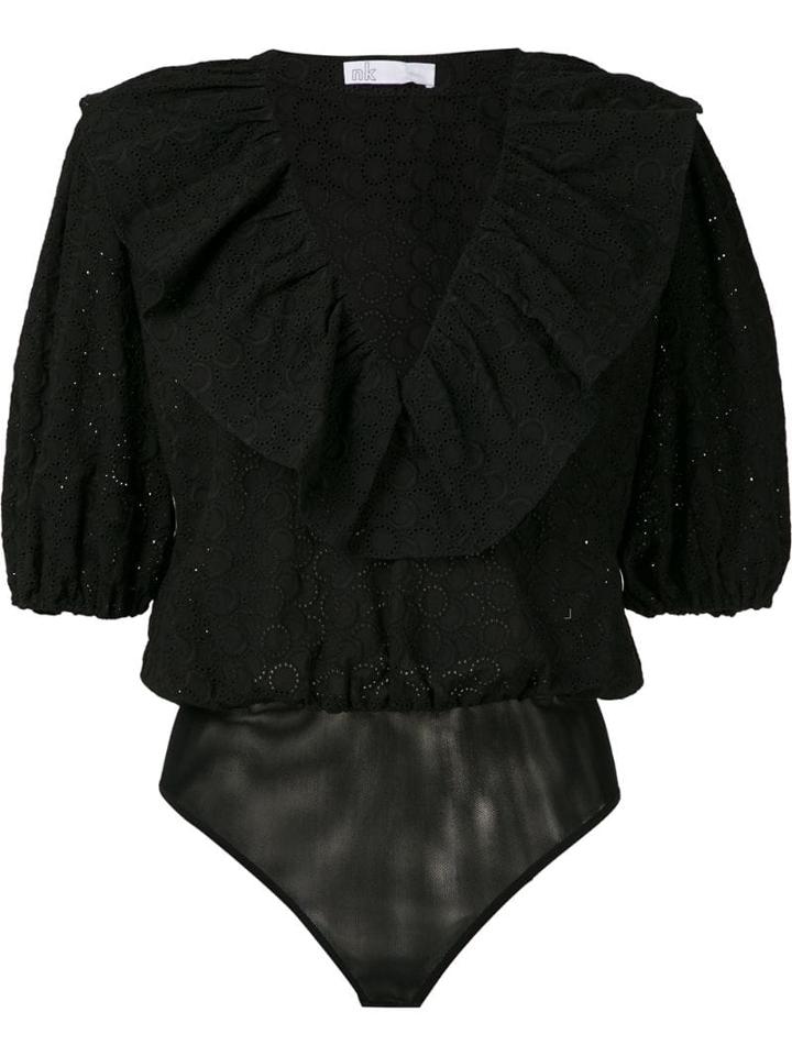 Nk Broderie Anglaise Naila Bodysuit - Black