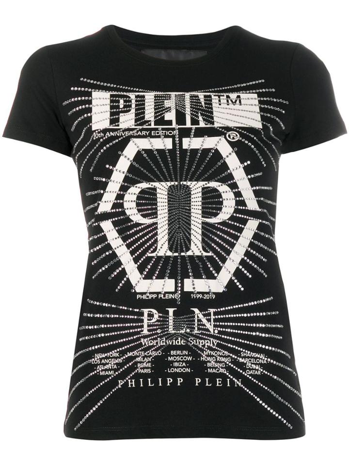 Philipp Plein Ss Crystal T-shirt - Black