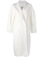 Max Mara - Nolana Coat - Women - Angora/virgin Wool - 36, White, Angora/virgin Wool