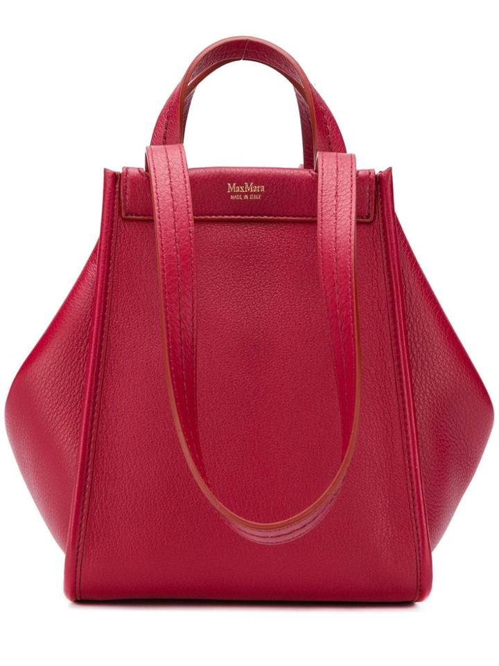 Max Mara Reversible Cindy Tote - Red