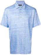 Z Zegna Short-sleeved Polo Shirt - Blue
