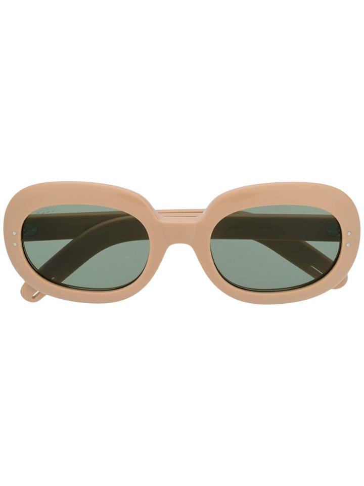 Gucci Eyewear Circle Mass Sunglasses - Neutrals