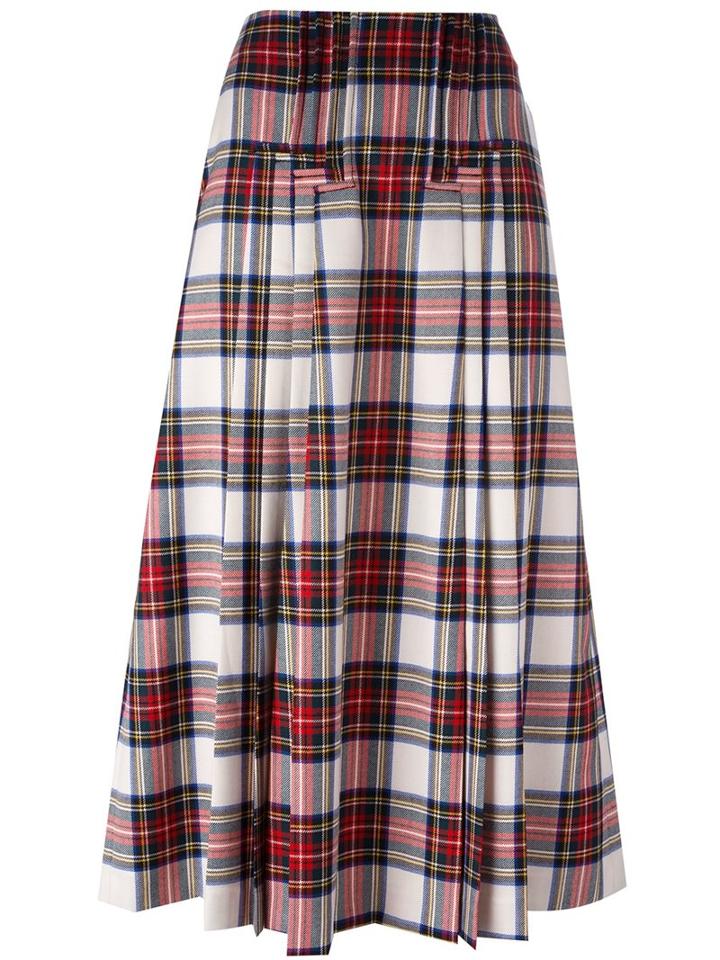 Rossella Jardini Tartan Check Maxi Skirt