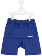 Dsquared2 Kids Kangaroo Pocket Shorts, Boy's, Size: 6 Yrs, Blue