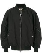 Damir Doma Front Zip Bomber Jacket - Black