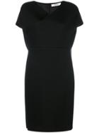 Chalayan Caped Pencil Dress - Black