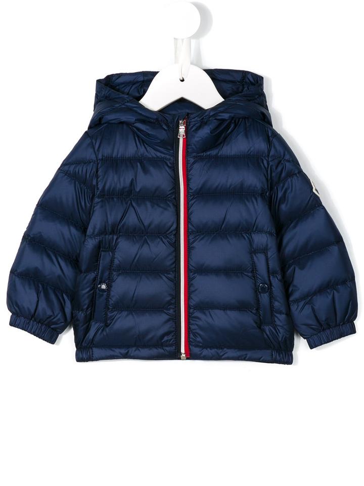 Moncler Kids Padded Coat, Infant, Size: 6-9 Mth, Blue