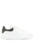 Alexander Mcqueen Stud Embellished Low-top Sneakers - White