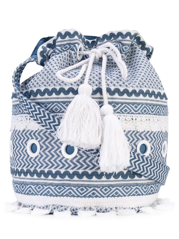 Dodo Bar Or - Woven 'kashi' Bag - Women - Cotton - One Size, Blue, Cotton