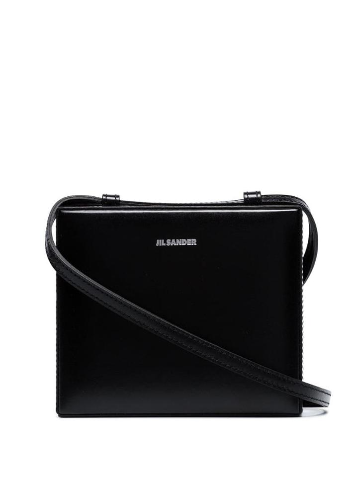 Jil Sander Mini Case Box Bag - Black