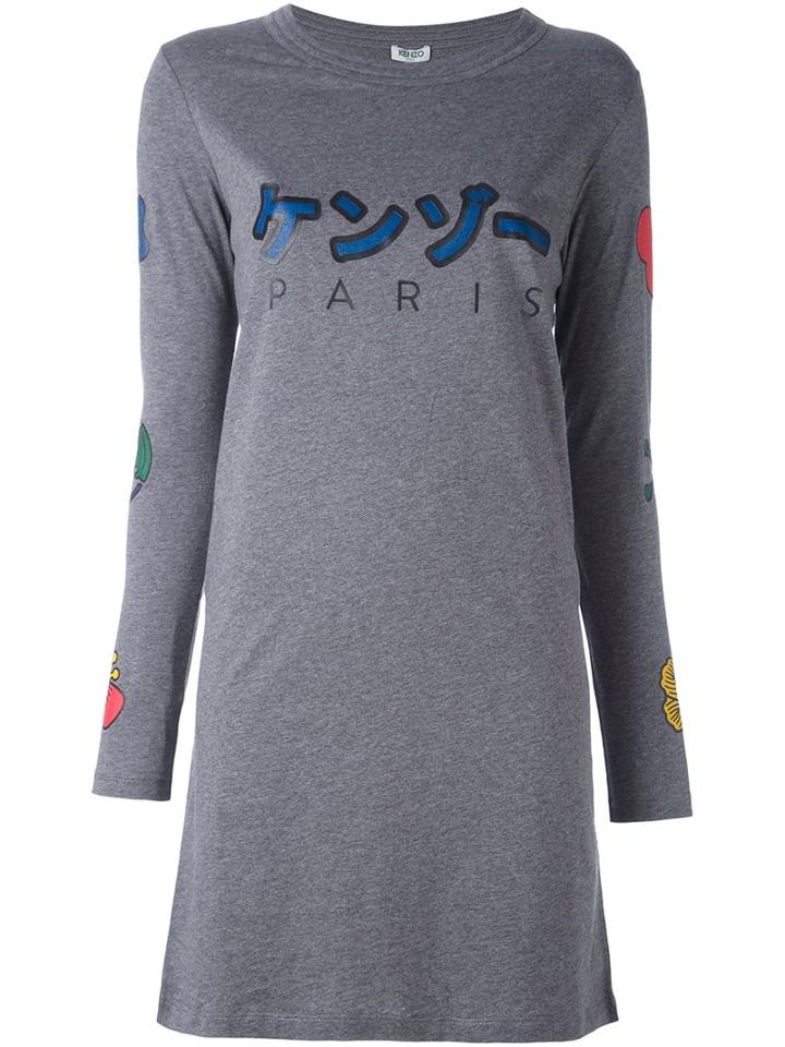 Kenzo Printed T-shirt Dress