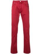 Jacob Cohen Slim Fit Chinos - Red