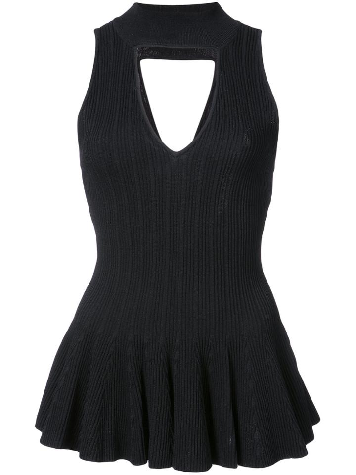 Jonathan Simkhai Released Rib Sleeveless Top - Black