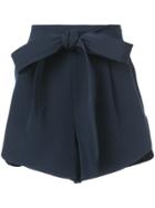 Milly Tie Waist Shorts - Blue