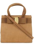 Salvatore Ferragamo Pre-owned Vara Bow 2 Way Handbag - Brown