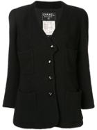 Chanel Pre-owned Slim Fit Jacket - Black