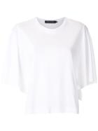 Andrea Marques Ruffle Sleeves Blouse - White