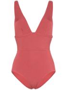 Zimmermann Sculpt V-neck Swimsuit - Pink