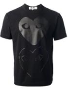 Comme Des Garçons Play Printed Heart T-shirt, Men's, Size: Medium, Black, Cotton