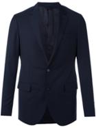 Lanvin Two Button Suit Jacket, Size: 46, Blue, Wool/cupro