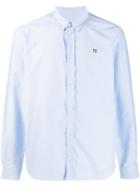 Maison Kitsuné Fox Button-down Shirt - Blue