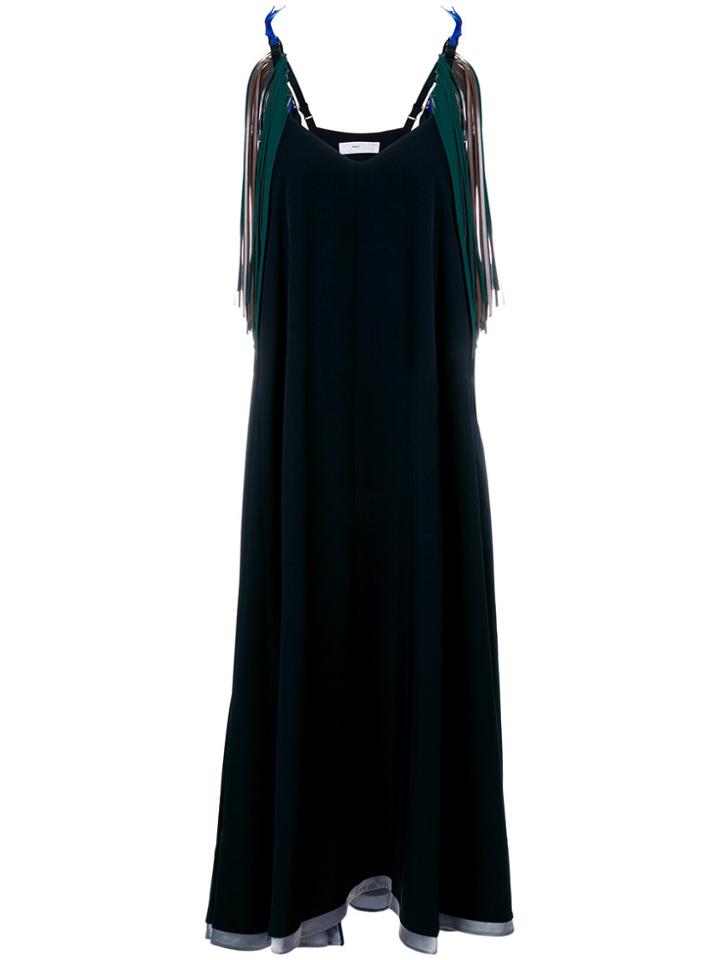 Toga Pulla V-neck Flared Dress - Blue