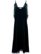 Toga Pulla V-neck Flared Dress - Blue