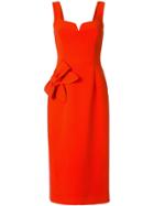 Rebecca Vallance Galerie Bow-embellished Dress - Red