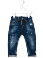 Dsquared2 Kids Distressed Jeans, Infant Boy's, Size: 9 Mth, Blue