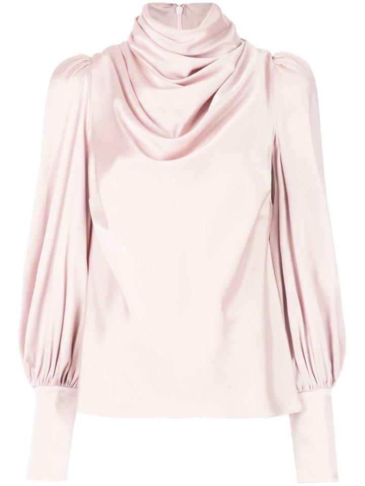 Zimmermann Cowl Neck Blouse - Pink