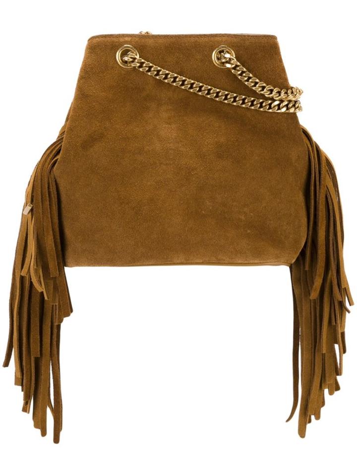 Saint Laurent Classic Baby 'emmanuelle' Bucket Bag, Women's, Nude/neutrals