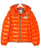 Moncler Kids - Rembrandt Puffer Jacket - Kids - Polyamide/feather/goose Down - 12 Yrs, Yellow/orange