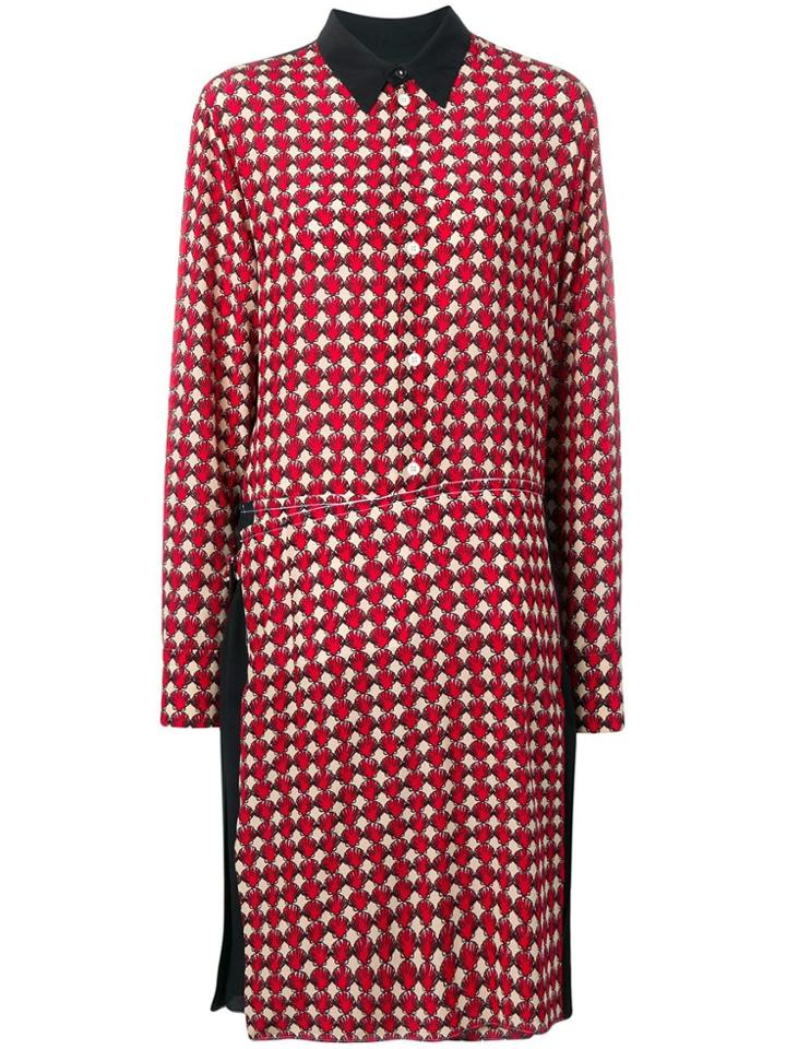 Marni Shell Print Dress - Red