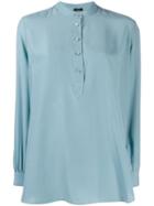 Joseph Luke Long-sleeved Blouse - Blue