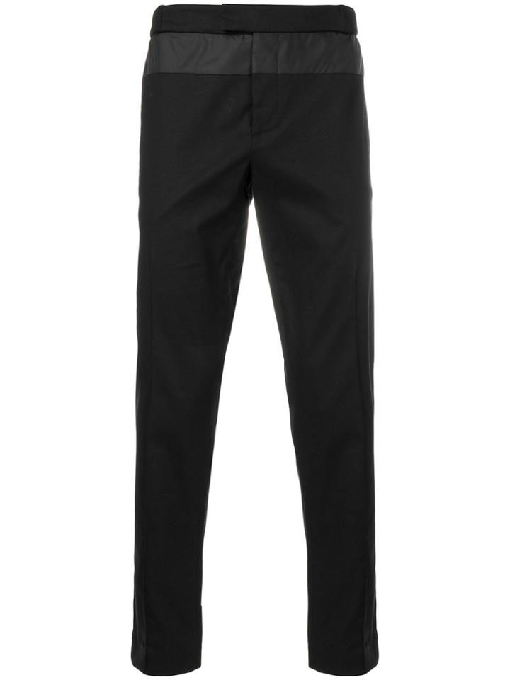 Les Hommes Urban Classic Fitted Trousers - Black