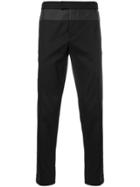 Les Hommes Urban Classic Fitted Trousers - Black