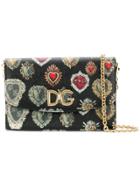Dolce & Gabbana Sacred Heart Wallet Bag - Black