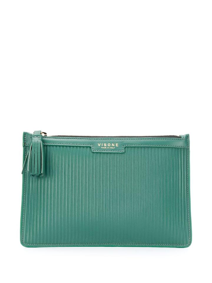 Visone Kim Clutch - Green